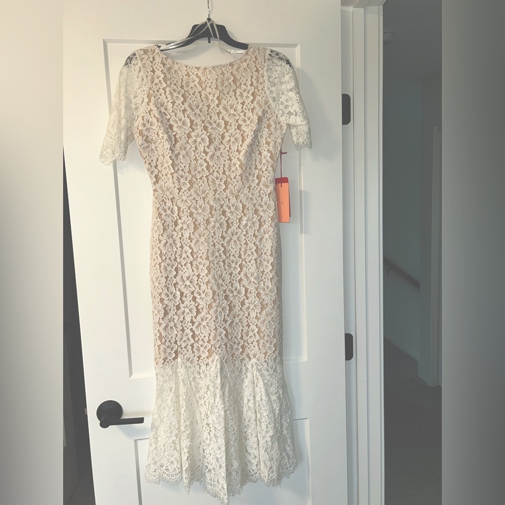 NWT Altar’d State -Vow’d Wedding Dress -tea length